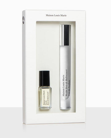 Maison Louis Marie No.04 Bois de Balincourt -Travel Set - Eau de Parfum 6ml, Perfume oil 3ml - SUPERCONSCIOUS BERLIN